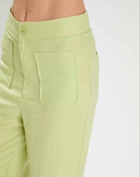Pantalon Félicie vert