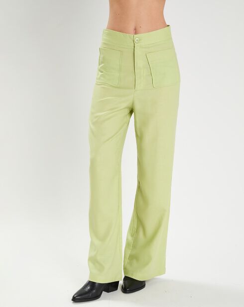 Pantalon Félicie vert