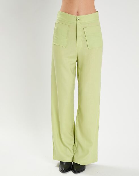 Pantalon Félicie vert