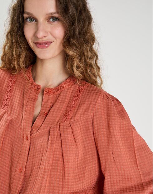 Blouse Léonie rouge