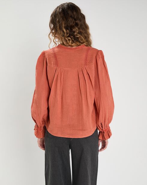 Blouse Léonie rouge