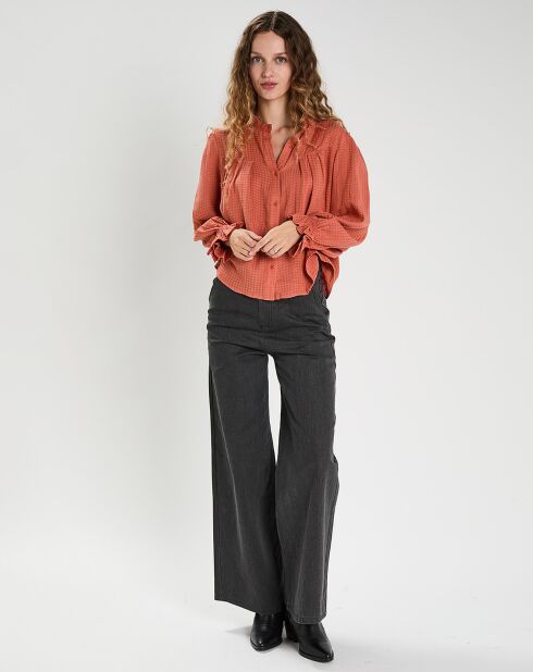 Blouse Léonie rouge