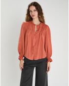 Blouse Léonie rouge