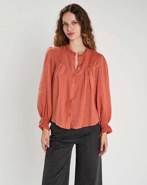 Blouse Léonie rouge