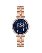 Montre Femme en Acier rose doré