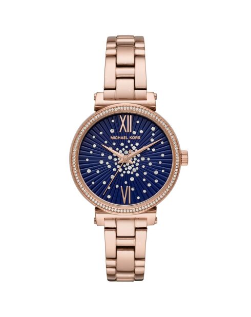 Montre Femme en Acier rose doré