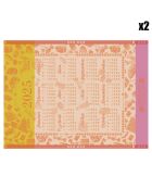 2 Torchons Calendrier 2025 gourmandises - 80x60 cm