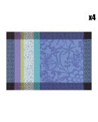 4 Sets de table Provence bleu lavande - 54x38 cm