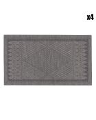 4 Sets de table en Coton & Lin Club Ligne méandres - 50x30 cm