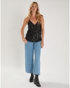 Top Adonis à sequins noir