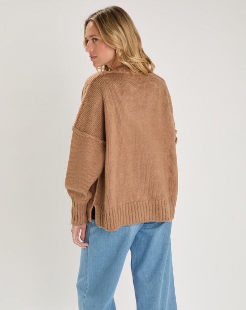 Pull Lenewi noisette