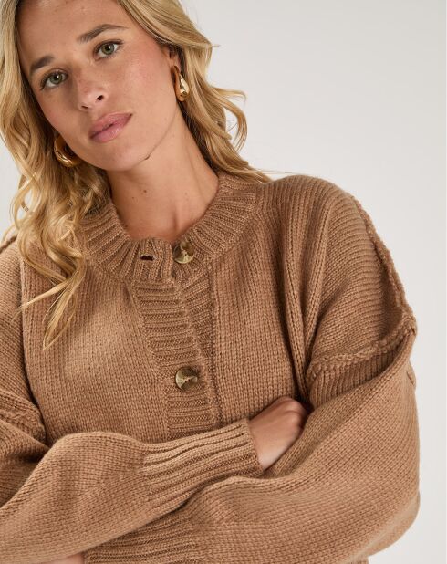 Pull Lenewi noisette