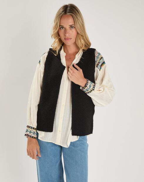 Cardigan Lesophie noir