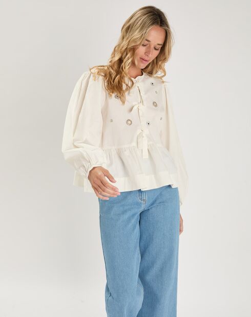 Chemise Santa blanche