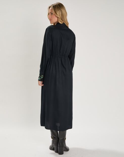 Robe Owiny noir/vert