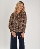 Blouse Somelie louvy chocolat