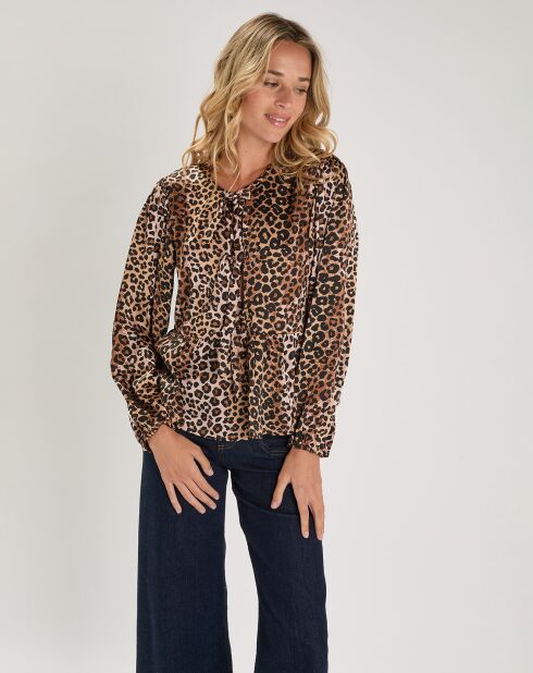 Blouse Somelie louvy chocolat