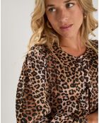 Blouse Somelie louvy chocolat