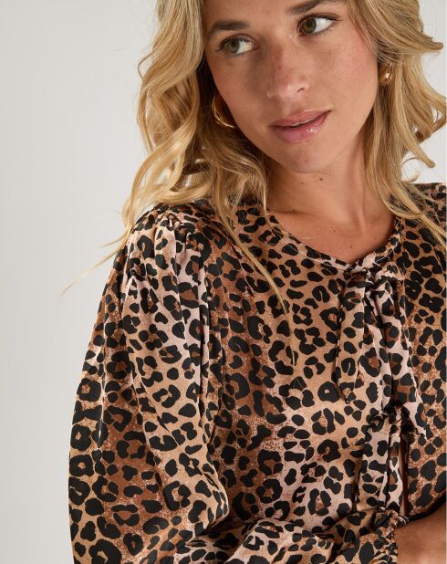 Blouse Somelie louvy chocolat