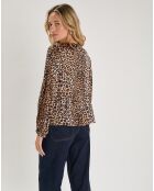 Blouse Somelie louvy chocolat