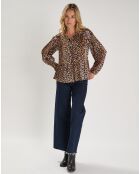 Blouse Somelie louvy chocolat