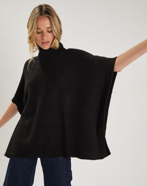 Poncho Valkyrie noir