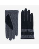 Gants 80% laine 20% nylon-Tactile-32013NF-gris
