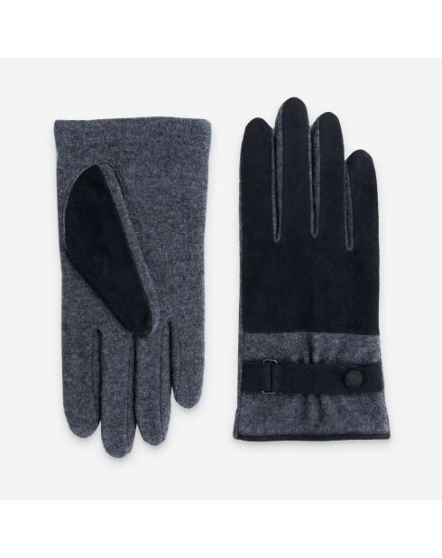 Gants 80% laine 20% nylon-Tactile-32013NF-gris