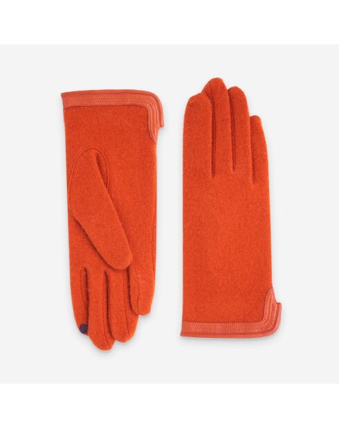 Gants 80% laine 20% nylon-Tactile-31166NF-orange