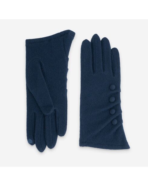 Gants 80% laine 20% nylon-Tactile-31175NF-deep-blue