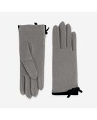 Gants 80% laine 20% nylon-Tactile-31167NF-taupe
