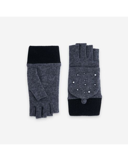 Mitaines laine-80% laine-20% nylon-Tactile-31158NF-gris