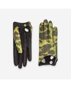Gants flexicuir-agneau-spandex-100% soie-11154SN-camouflage