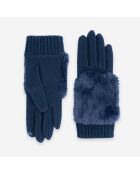 Gants 80% laine 20% nylon-Tactile-31178NF-deep-blue