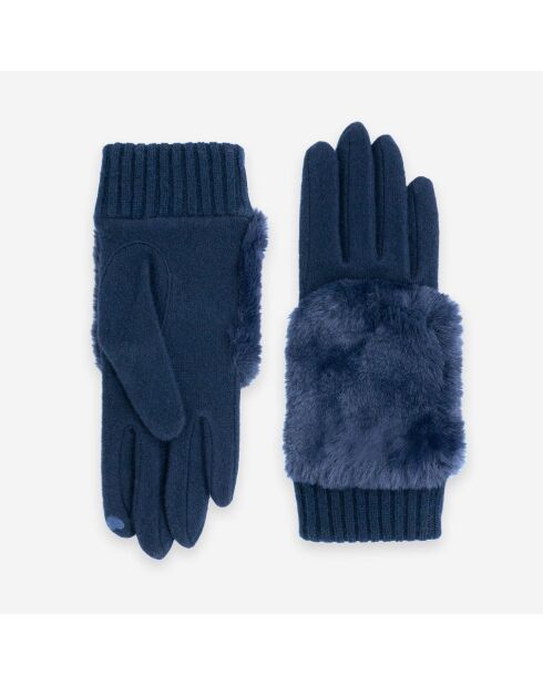 Gants 80% laine 20% nylon-Tactile-31178NF-deep-blue