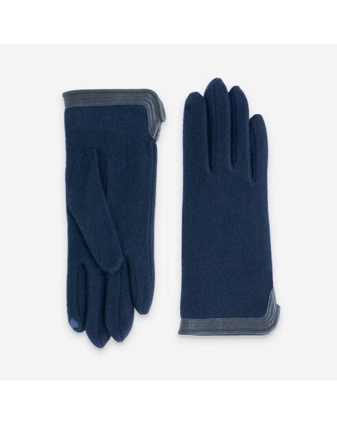 Gants 80% laine 20% nylon-Tactile-31166NF-deep-blue