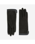 Gants 80% laine 20% nylon-Tactile-31166NF-choco