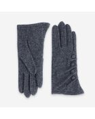 Gants 80% laine 20% nylon-Tactile-31175NF-gris