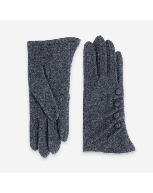 Gants 80% laine 20% nylon-Tactile-31175NF-gris