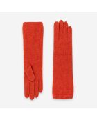 Gants femme 50% laine 30% polyamide 20% angora-31189NF-flame scarlet