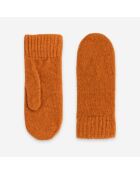 Gants femme 50% laine 30% polyamide 20% angora-31190NF-sienna