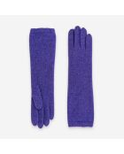 Gants femme 50% laine 30% polyamide 20% angora-31189NF-violet