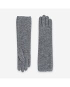 Gants femme 50% laine 30% polyamide 20% angora-31189NF-gris
