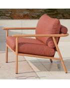 Salon de jardin en aluminium 5 places Arizona terracotta