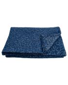 Couverture Tissée en Laine mélangée Bali denim