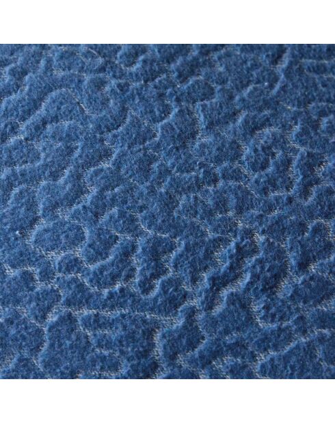 Couverture Tissée en Laine mélangée Bali denim