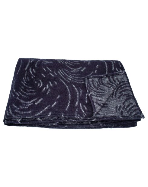 Coperta tessuta Wellington in lana e cotone grafite