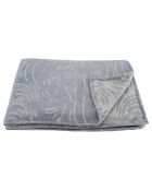 Couverture Tissée en Laine & Coton Wellington gris orage
