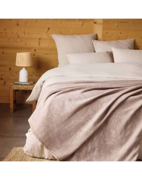 Coperta in lana e cotone Wellington Dove