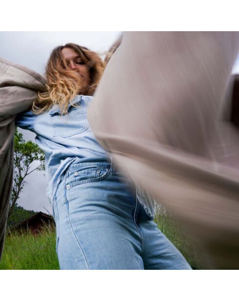 Coperta in lana e cotone Wellington Dove